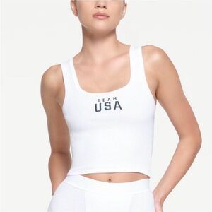 SKIMS ‘Team USA’ Soft Lounge Tank NWOT